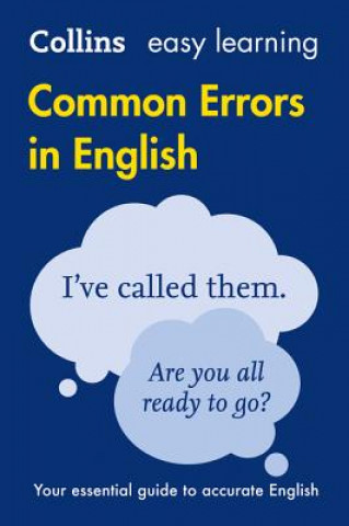 Kniha Common Errors in English Collins Dictionaries