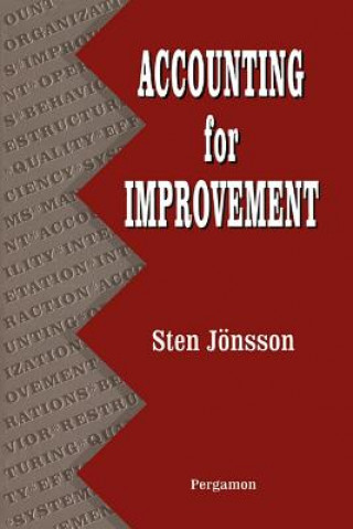 Könyv Accounting for Improvement Sten Jonsson