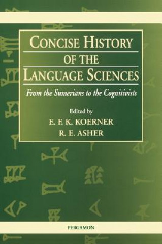 Kniha Concise History of the Language Sciences E. F. K. Koerner
