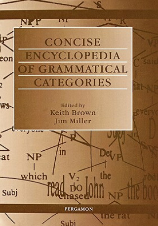 Könyv Concise Encyclopedia of Grammatical Categories K. Brown