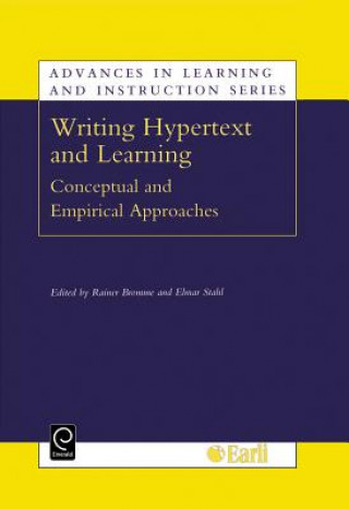 Knjiga Writing Hypertext and Learning Rainer Bromme