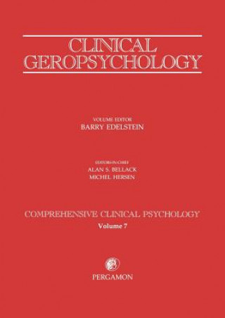Kniha Clinical Geropsychology B. a. Edelstein