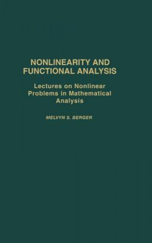 Βιβλίο Nonlinearity and Functional Analysis Melvyn S. Berger