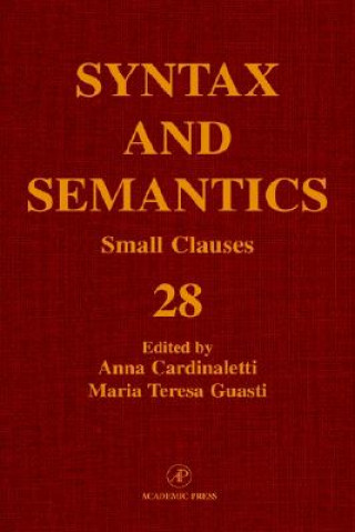 Könyv Small Clauses Anna Cardinaletti