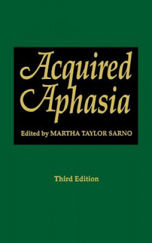 Book Acquired Aphasia Martha Taylor Sarno