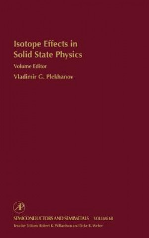 Kniha Isotope Effects in Solid State Physics Vladmir Plekhanov