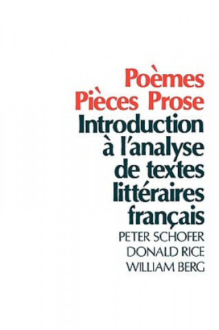 Βιβλίο Poemes, Pieces, Prose Schpfer