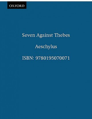 Kniha Seven Against Thebes Aeschylus