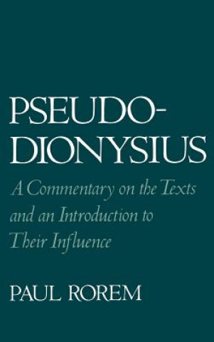 Book Pseudo-Dionysius Paul Rorem