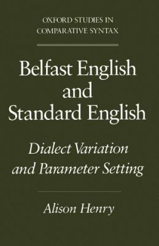 Knjiga Belfast English and Standard English Alison Henry