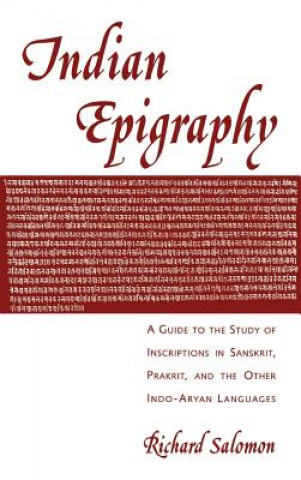 Kniha Indian Epigraphy Salomon
