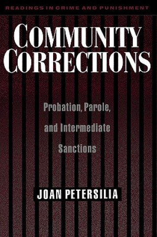 Kniha Community Corrections Joan Petersilia