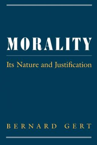 Buch Morality Bernard Gert