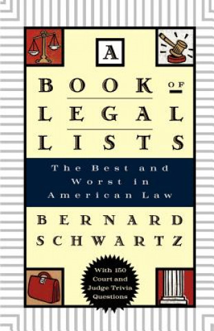 Book Book of Legal Lists Bernard Schwartz