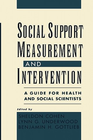 Kniha Social Support Measurement and Intervention Sheldon Cohen