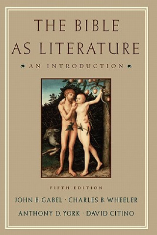 Buch Bible As Literature Anthony D. York