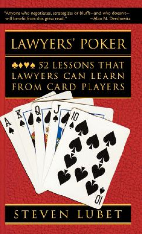 Kniha Lawyers' Poker Steven Lubet