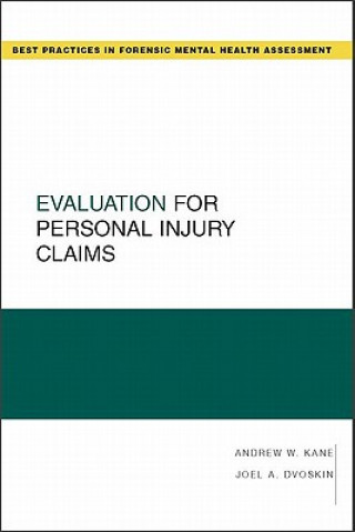 Kniha Evaluation for Personal Injury Claims Kane