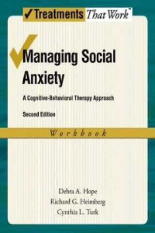 Livro Managing Social Anxiety, Workbook Debra A. Hope