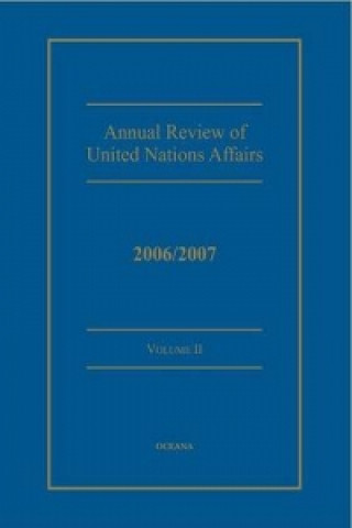 Libro Annual Review of United Nations Affairs Karl P. Sauvant