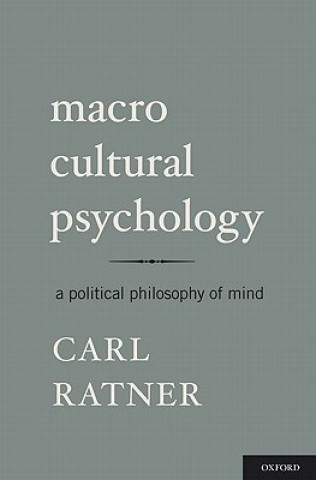 Book Macro Cultural Psychology Carl Ratner