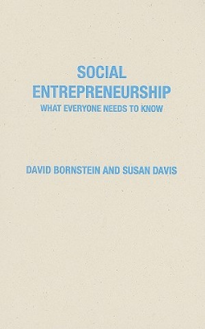 Книга Social Entrepreneurship David Bornstein