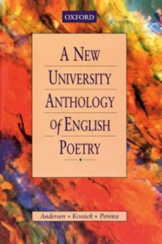 Könyv New University Anthology of English Poetry M. C. Andersen