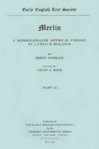 Książka Henry Lovelich's Merlin vol II Henry Lovelich