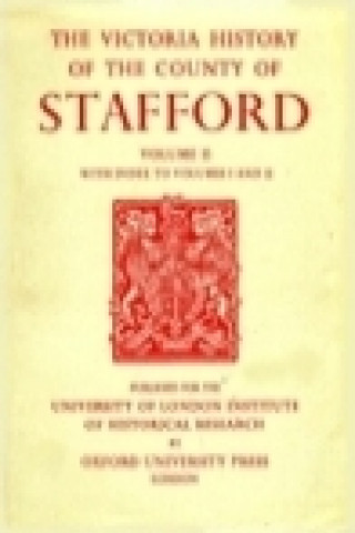 Kniha A History of the County of Stafford M. W. Greenslade