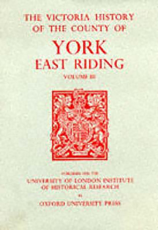 Kniha A History of the County of York East Riding K. J. Allison