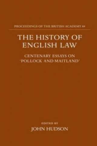 Kniha History of English Law 