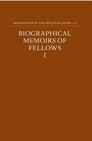 Carte Proceedings of the British Academy, Volume 115 Biographical Memoirs of Fellows, I F. M. L. Thompson