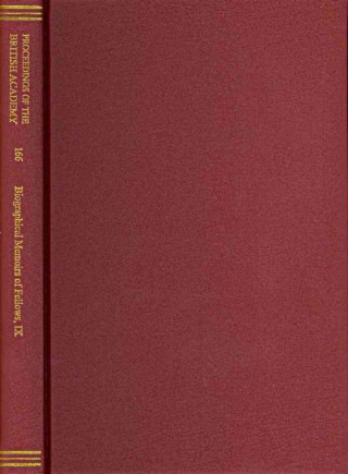 Könyv Proceedings of the British Academy, Volume 166, Biographical Memoirs of Fellows, IX Ron Johnston