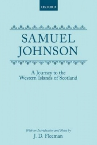 Carte Journey to the Western Islands of Scotland (1775) Samuel Johnson