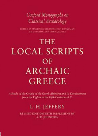 Buch Local Scripts of Archaic Greece Lilian H. Jeffery