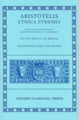 Könyv Aristotle Ethica Eudemia Aristotle