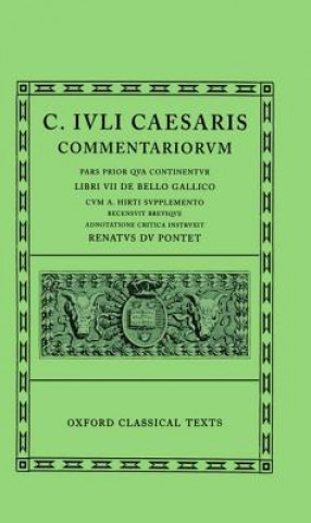 Kniha Caesar Commentarii. I. (Gallic War) Julius Caesar