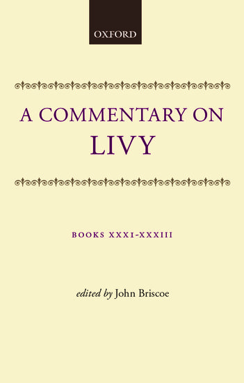 Kniha Commentary on Livy: Books XXXI-XXXIII 