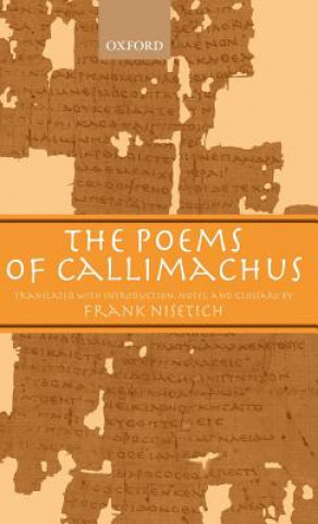 Kniha Poems of Callimachus Callimachus