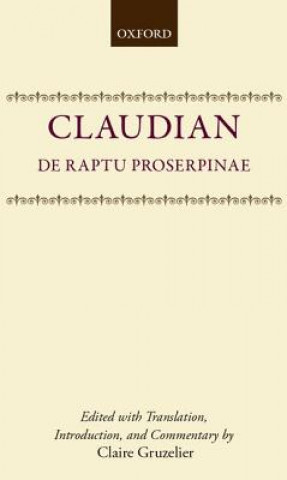 Könyv De Raptu Prosperpinae Claudian