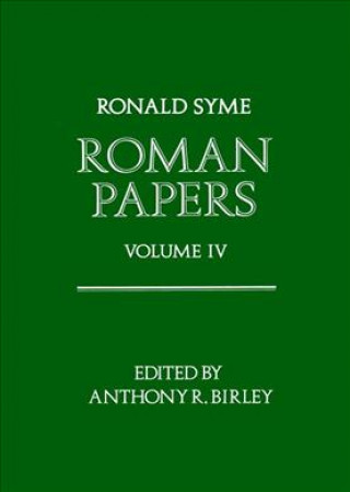 Book Roman Papers: Volume IV Ronald Syme