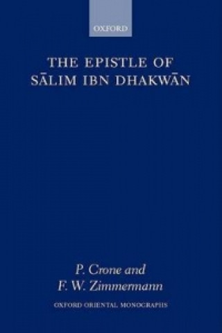 Książka Epistle of Salim Ibn Dhakwan Salim Ibn Dhakwan