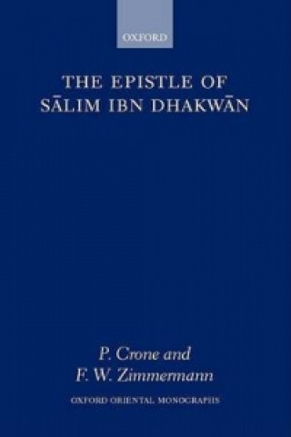 Kniha Epistle of Salim Ibn Dhakwan Salim Ibn Dhakwan