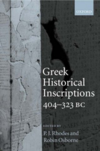 Carte Greek Historical Inscriptions, 404-323 BC 
