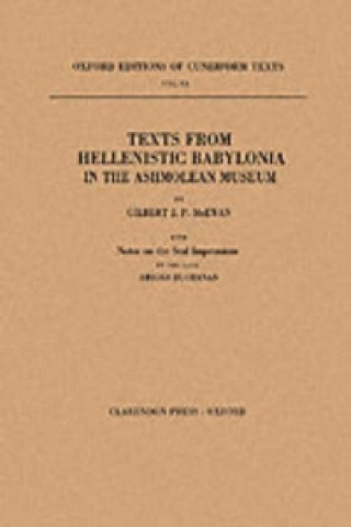 Buch Texts from Hellenistic Babylonia in the Ashmolean Museum 