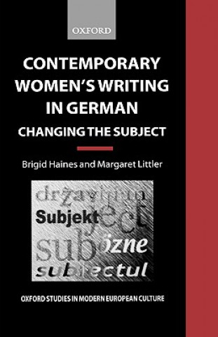 Buch Contemporary Women's Writing in German Brigid Haines