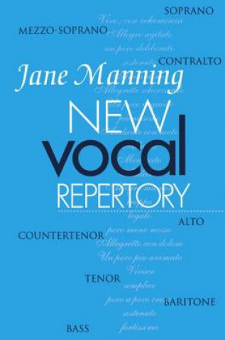 Kniha New Vocal Repertory Jane Manning