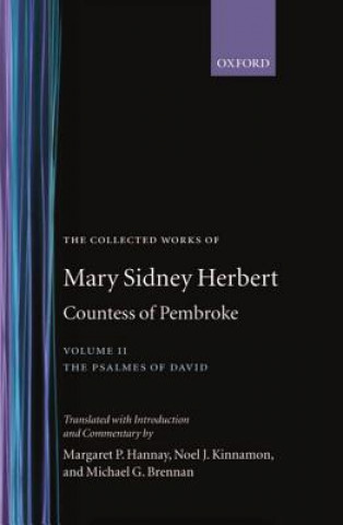 Carte Collected Works of Mary Sidney Herbert, Countess of Pembroke: Volume II: The Psalmes of David Mary Sidney Herbert