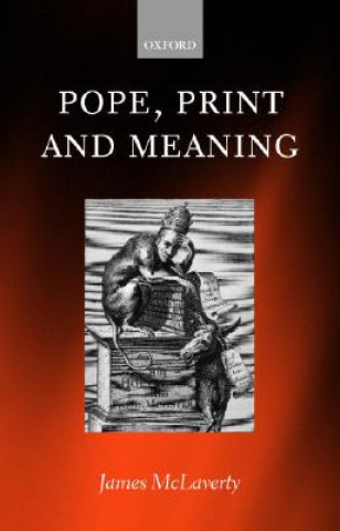 Książka Pope, Print, and Meaning James McLaverty