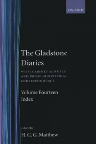 Könyv Gladstone Diaries: Volume 14: Index W.E. Gladstone